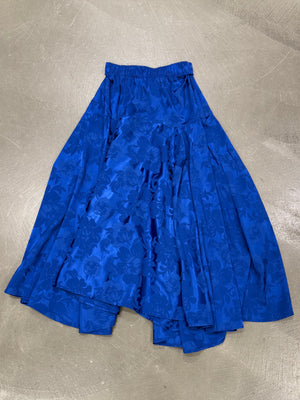 A/W2020 Balenciaga iridescent floral long skirt