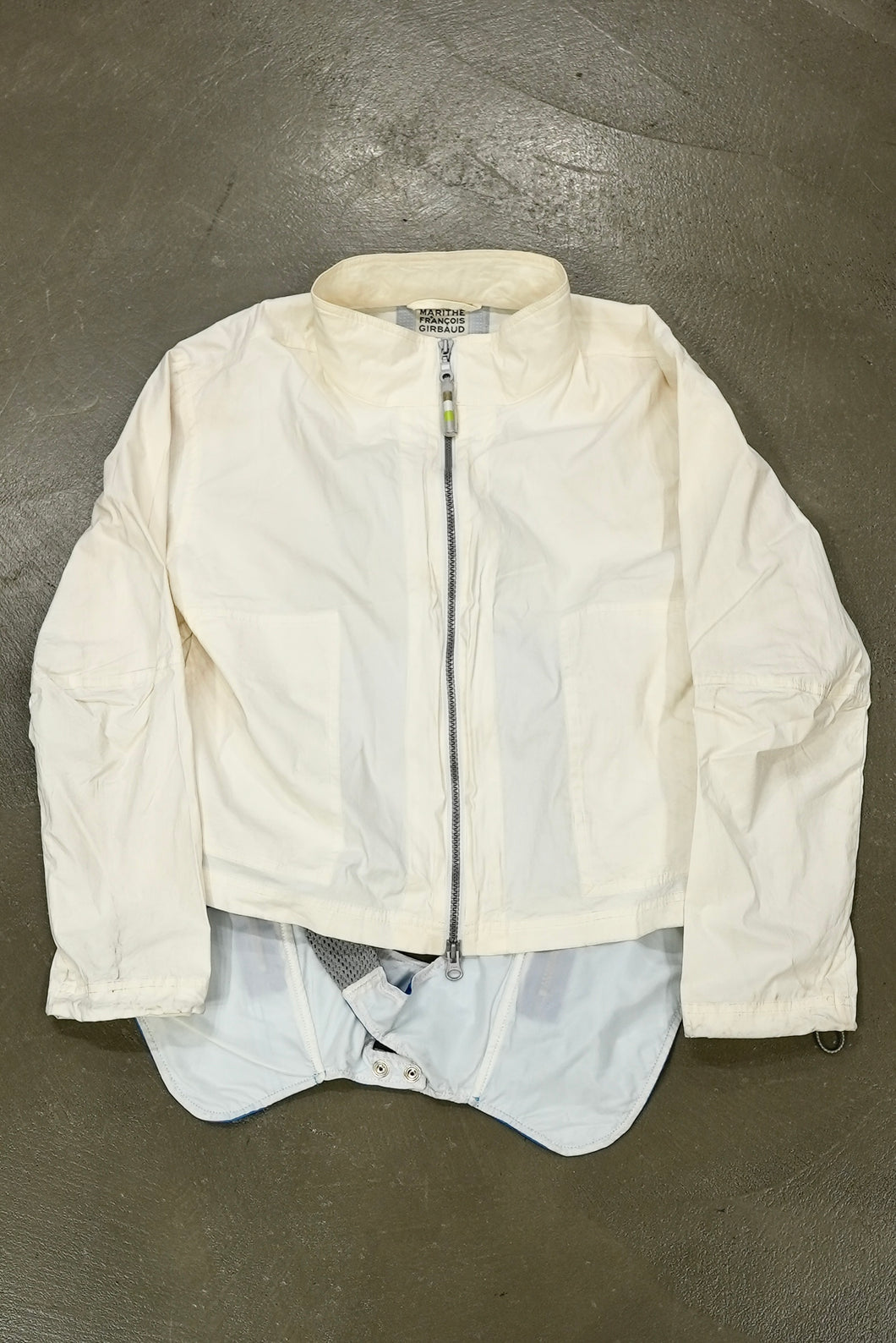 1990s Marithe Francois Girbaud 2 in 1 technical jacket with vest