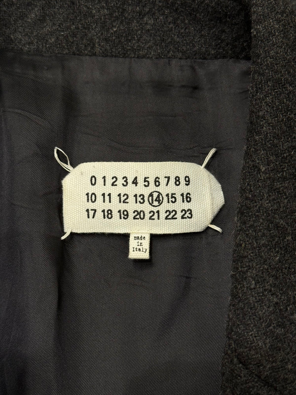 2017 Maison Margiela asymmetric double breasted coat