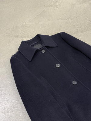 2000s Prada angora wool belted coat