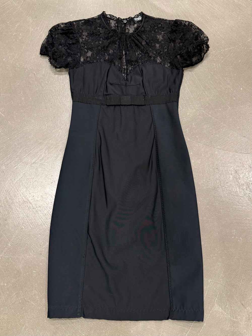 2000s Dolce & Gabbana sheer midi dress
