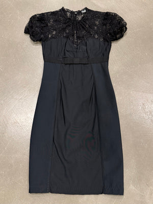 2000s Dolce & Gabbana sheer midi dress