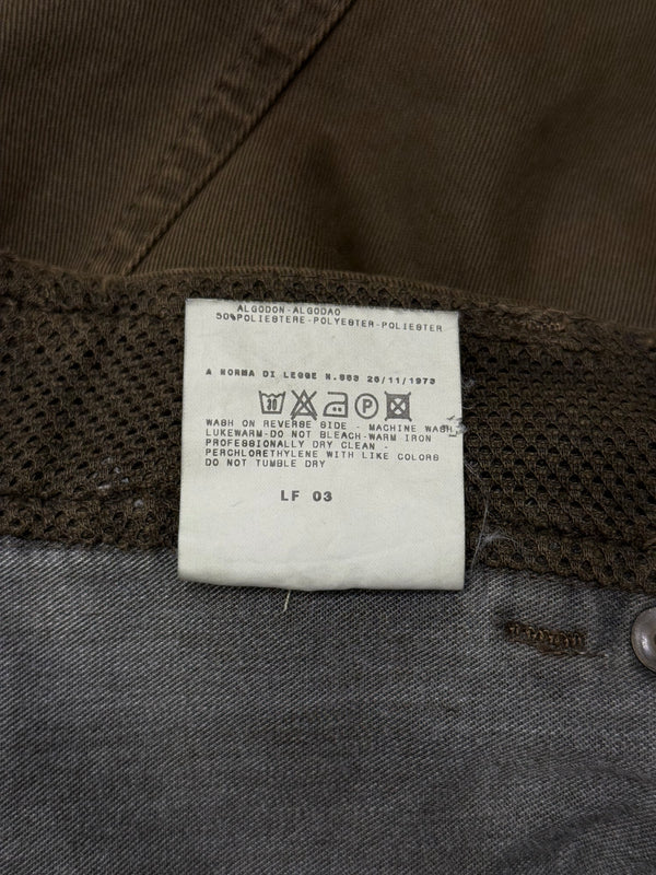 2003 Dolce & Gabbana multi pocket full zip utility cargo pants