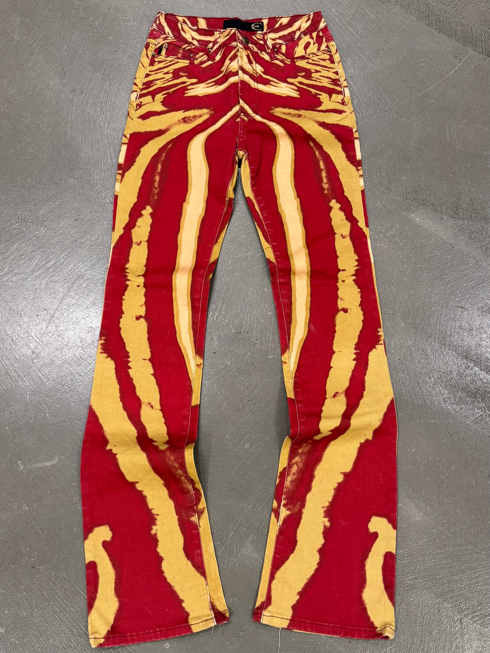 2001 Roberto Cavalli distortion illusion pants