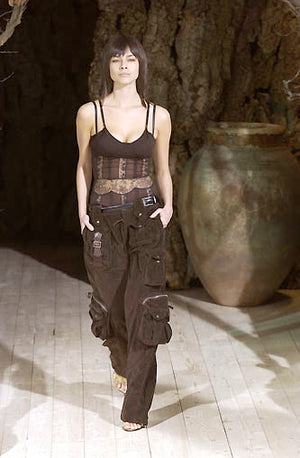 F/W2002 Dolce & Gabbana runway wide cargo shorts