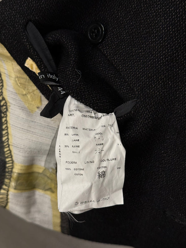 Carol Christian Poell unlined overlock dead end coat