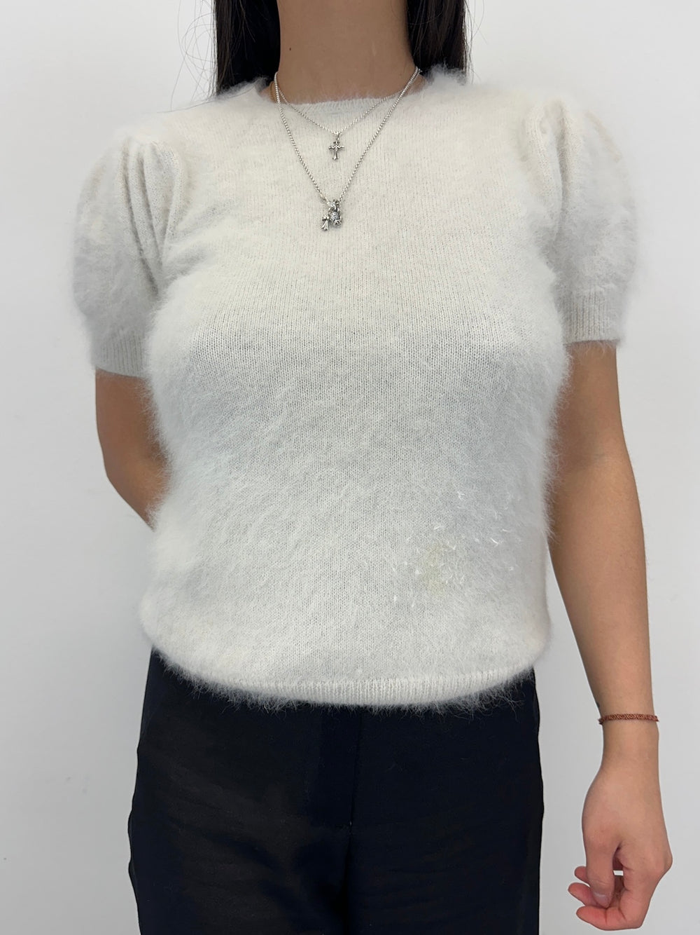 AW2007 Prada mohair knit t-shirt