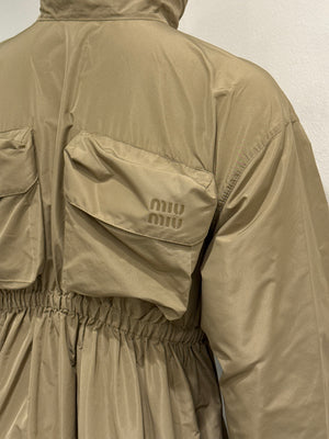 F/W1999 Miu Miu sample nylon utility logo cargo jacket