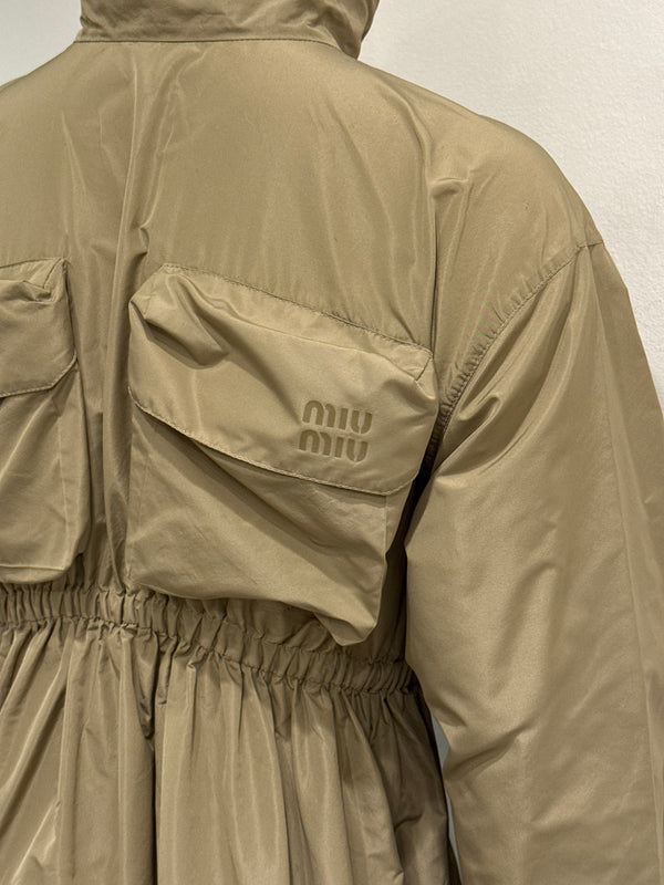 F/W1999 Miu Miu sample nylon utility logo cargo jacket