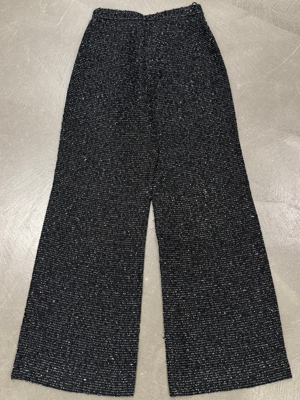2000s Chanel uniform wide pants