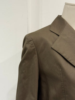 2000s Balenciaga by Nicolas Ghesquiere cropped oversized blazer