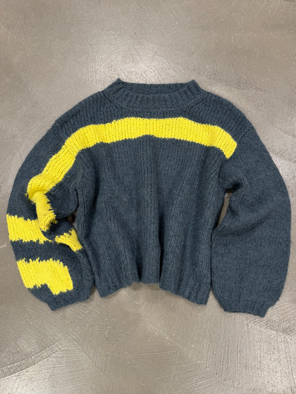 A/W2014 Dries Van Noten runway alpaca & wool boxy knit