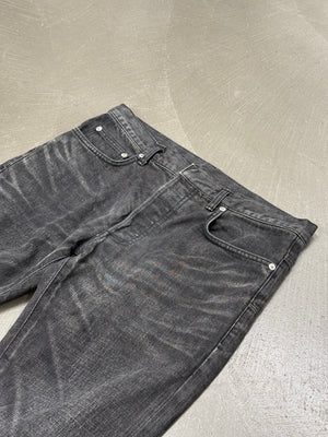 2000s Dior clawmark faded jeans