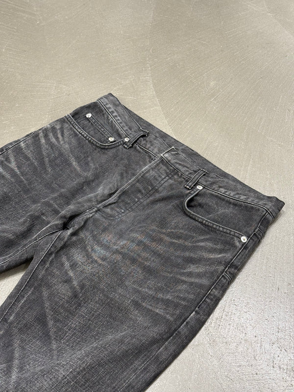 2000s Dior clawmark faded jeans