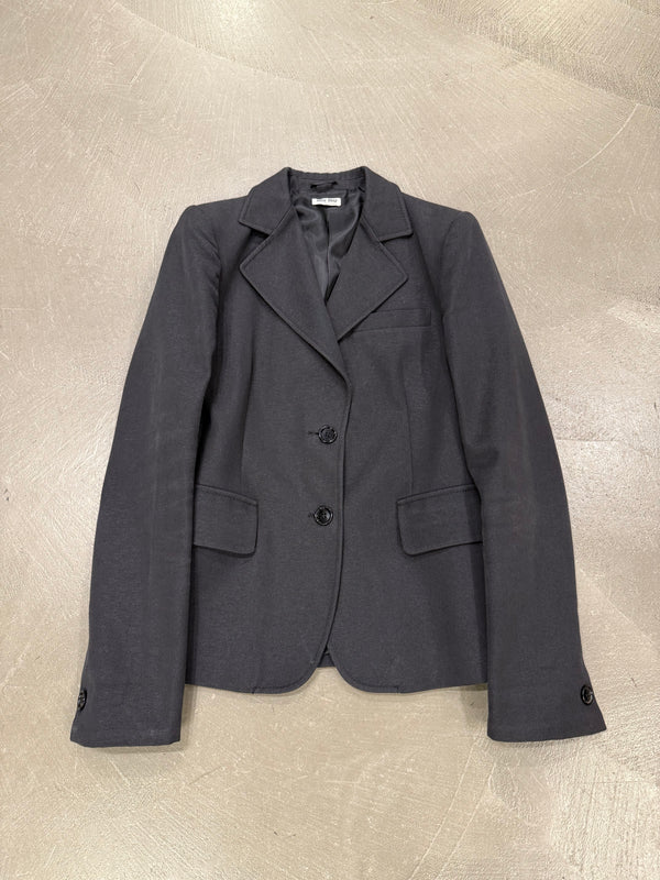 2000s Miu Miu grey tailored suit set