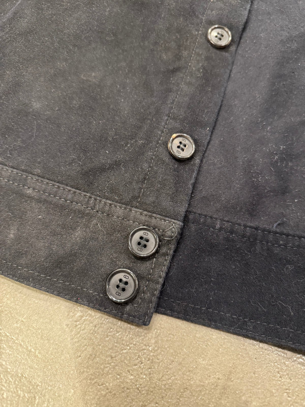 2000s Dior by Hedi Slimane faded raw cotton jacket