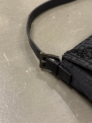 F/W 1999 Fendi Zucchino baguette in lizard and mother-of-pearl bag