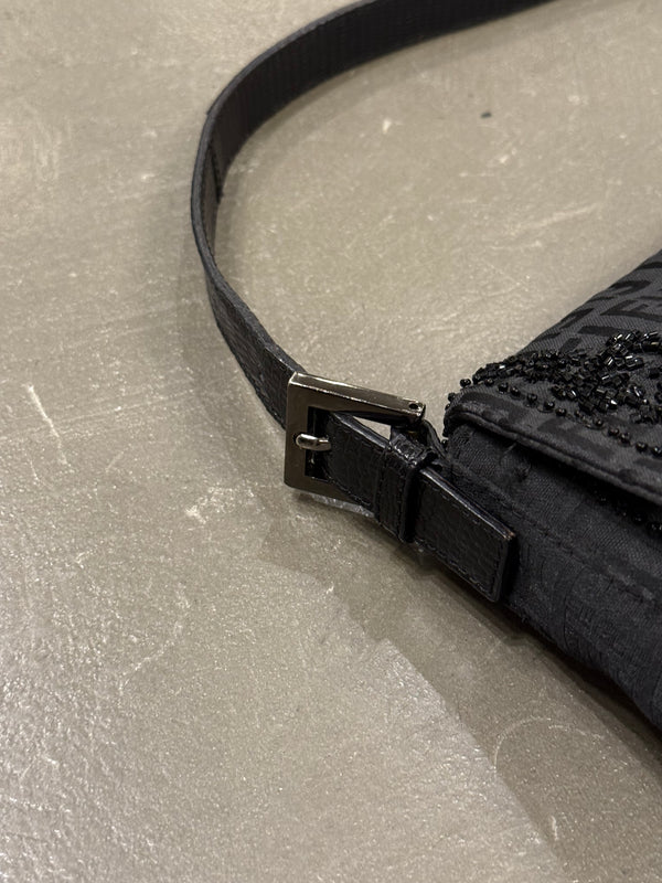 F/W 1999 Fendi Zucchino baguette in lizard and mother-of-pearl bag