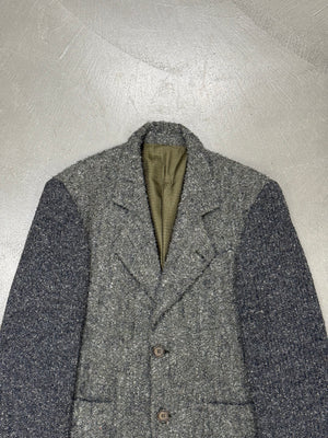 2000s Dolce & Gabbana hybrid wool jacket