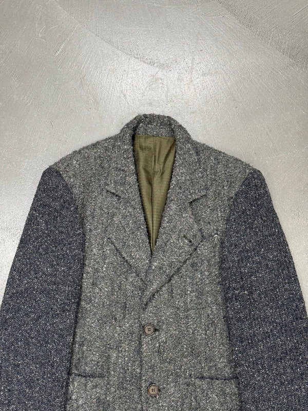 2000s Dolce & Gabbana hybrid wool jacket
