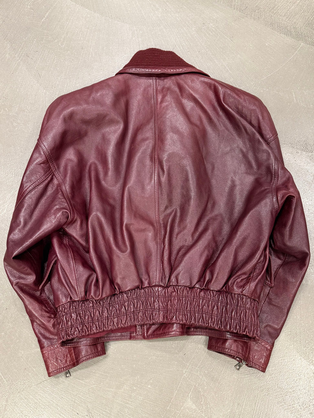 1990s Gianni Versace Double-Zip Leather Biker bomber Jacket