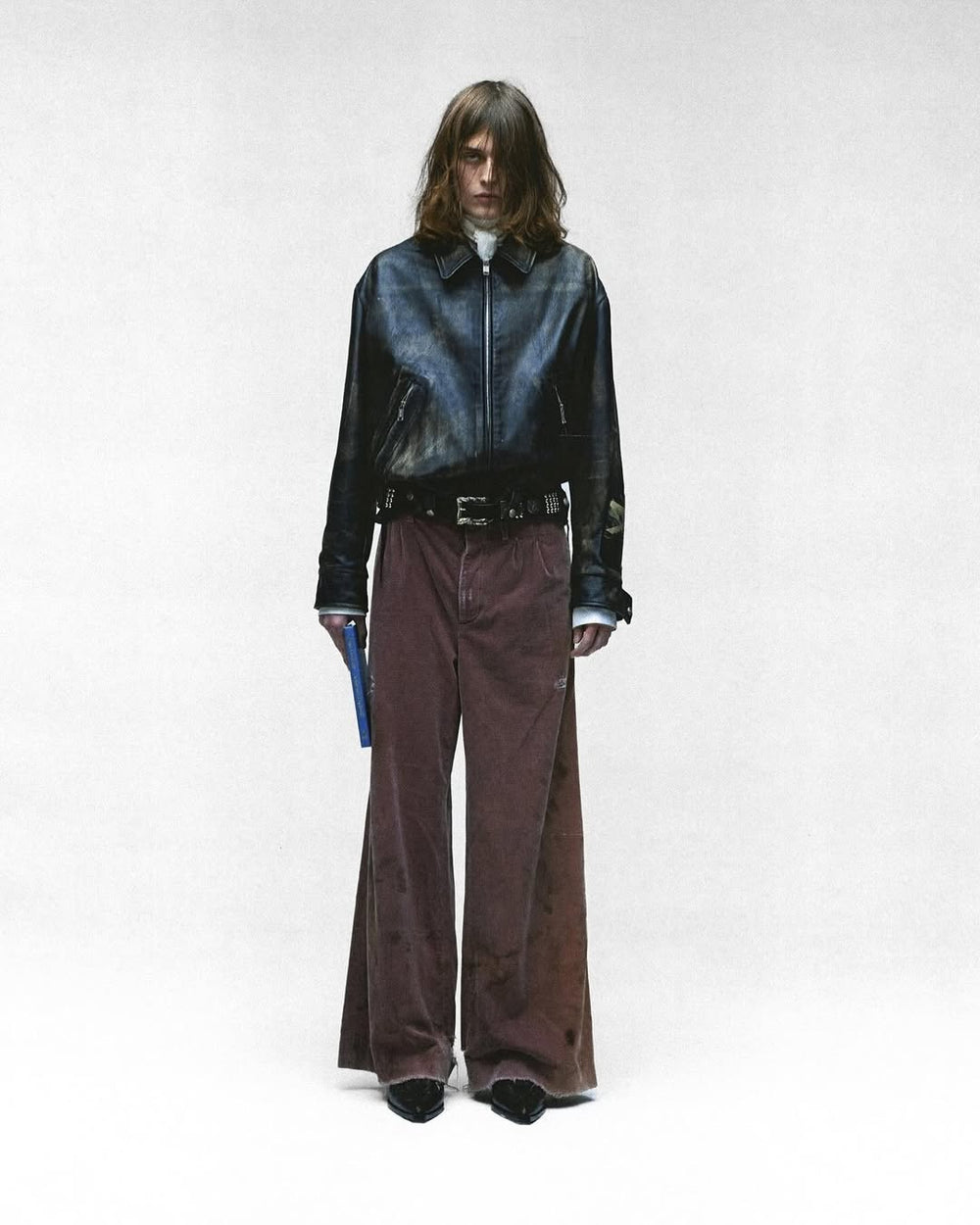 A/W2024 Enfants Riches Déprimés distressed pianist aviator jacket