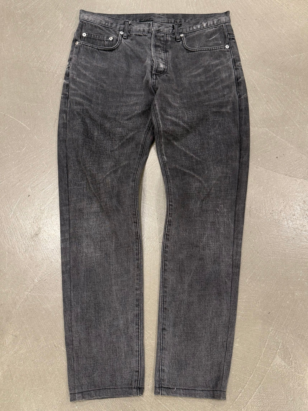 2000s Dior by Hedi Slimane claw mark jeans