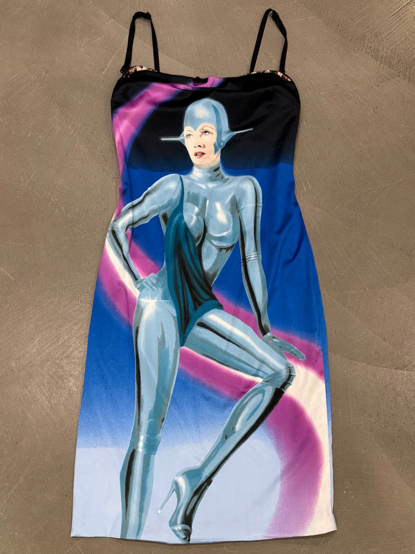 S/S2001 Dolce & Gabbana runway robot dress