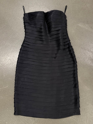 S/S2001 Gucci by Tom Ford runway strapeless silk dress