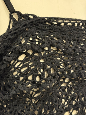 2000s Dolce & Gabbana crochet lace two piece set