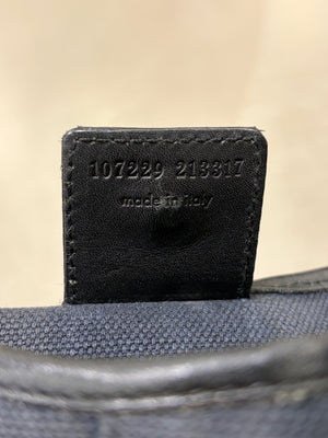 2002 Yves Saint Laurent by Tom Ford Mombasa blue canvas bag