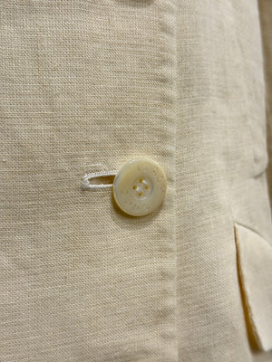 1996 Gucci by Tom Ford caban linen coat