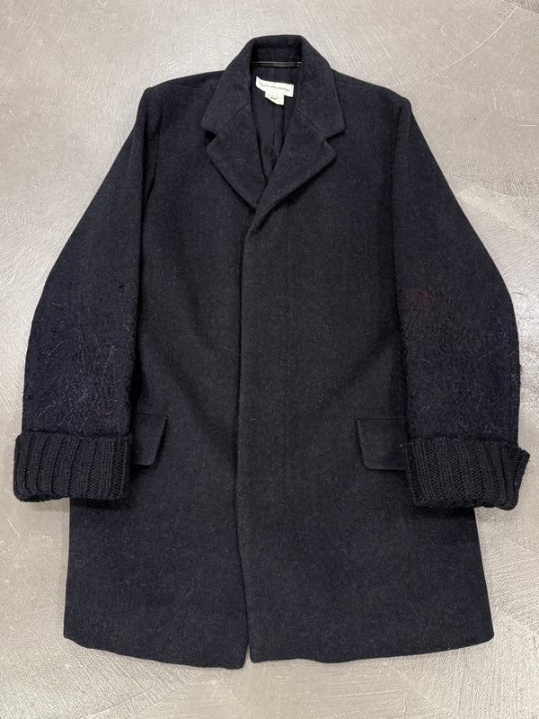 1990s Dries Van Noten Embroidered wool coat