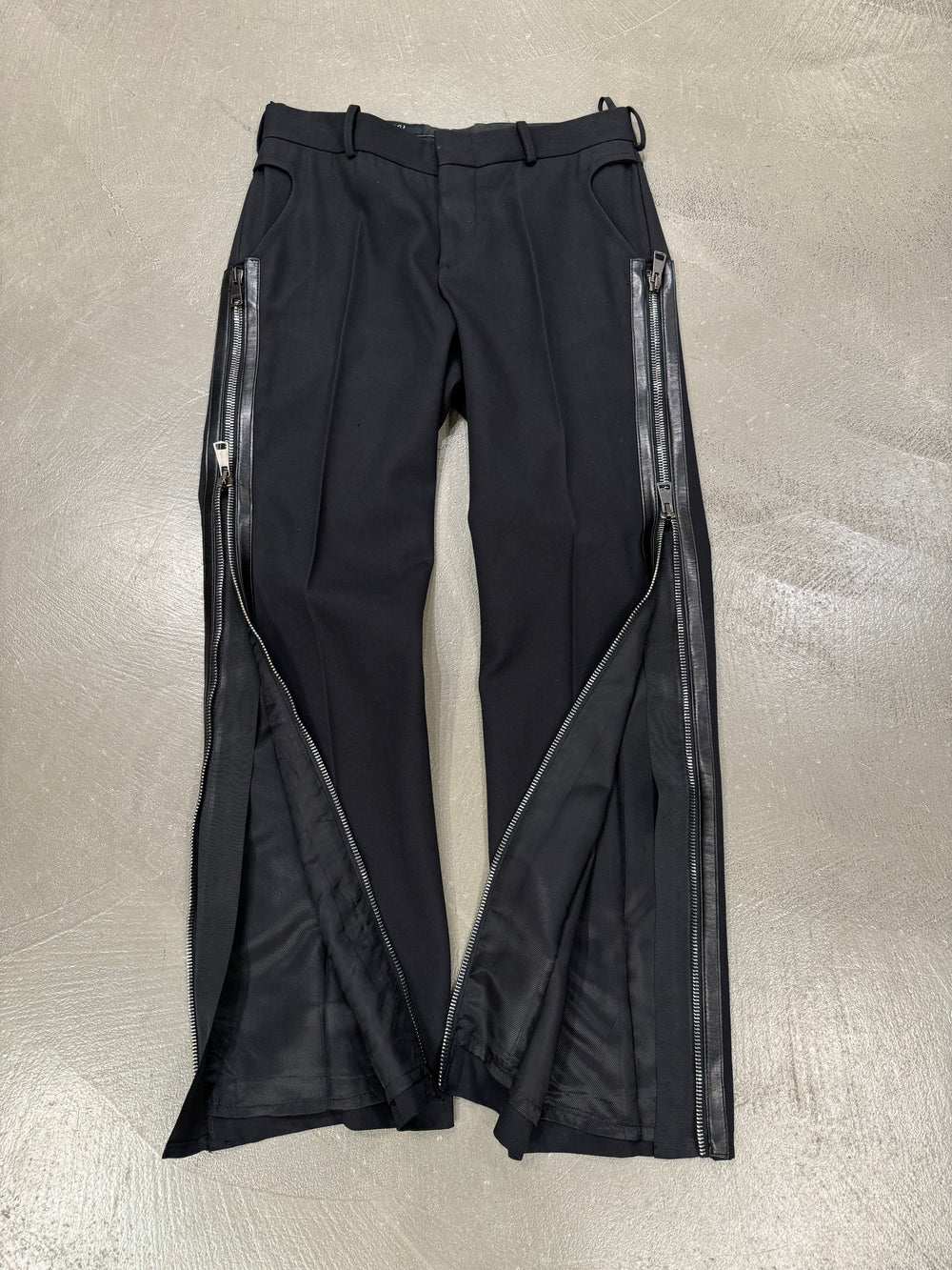 F/W 2001 Gucci by Tom Ford full zipper pants