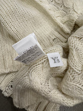 Load image into Gallery viewer, 2000s Y’s by Yohji Yamamoto cropped oversized reconstructed sweater
