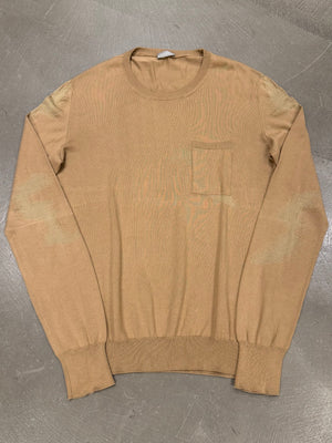 S/S2005 Dior by Hedi Slimane runway distressed knit sweater