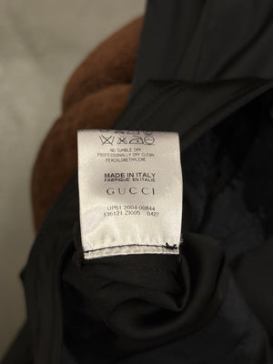 A/W2004 Gucci by Tom Ford runway skinny paneled ruched pants