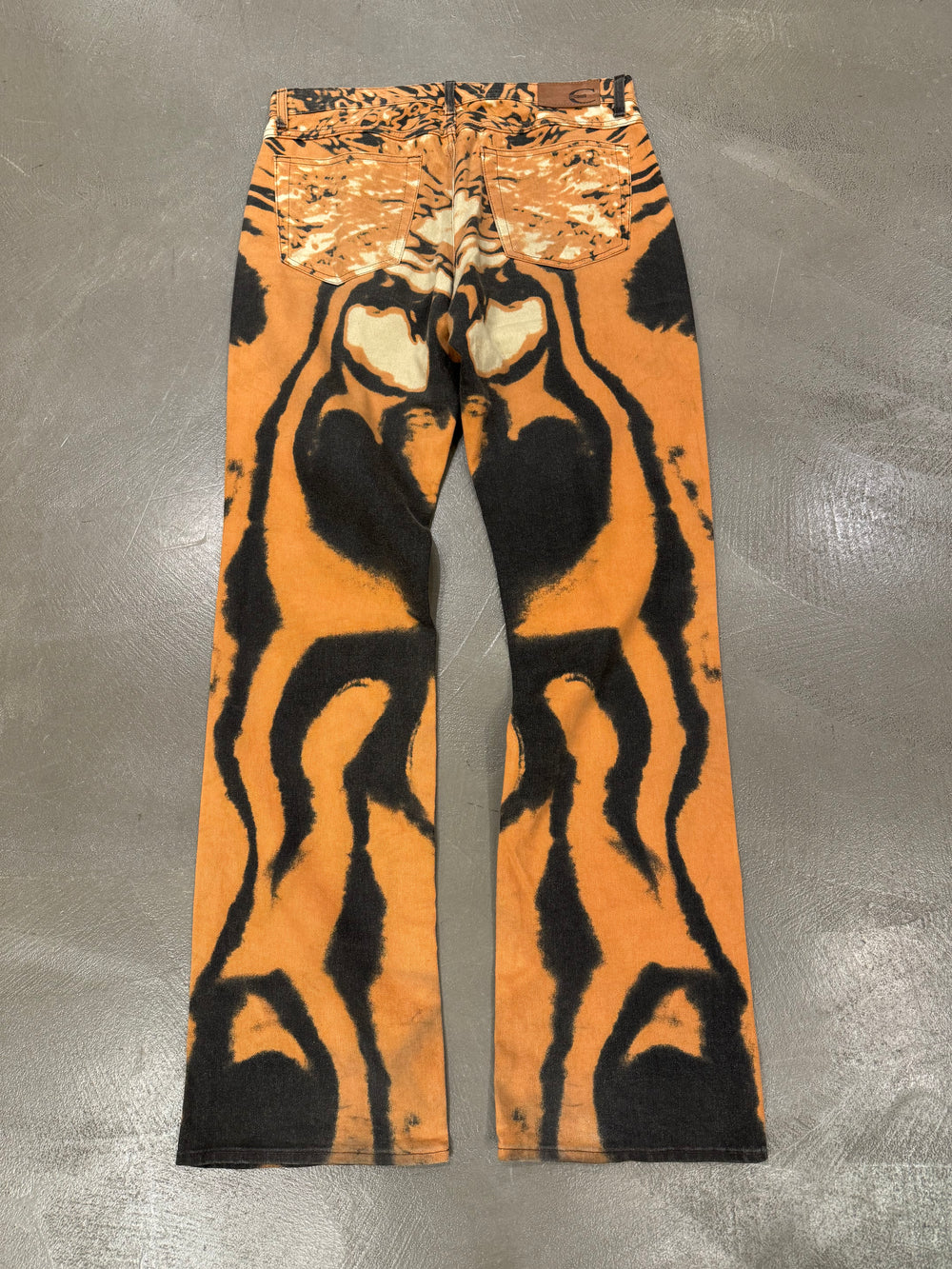 S/S 2002 Just Cavalli psychadelic tiger pants