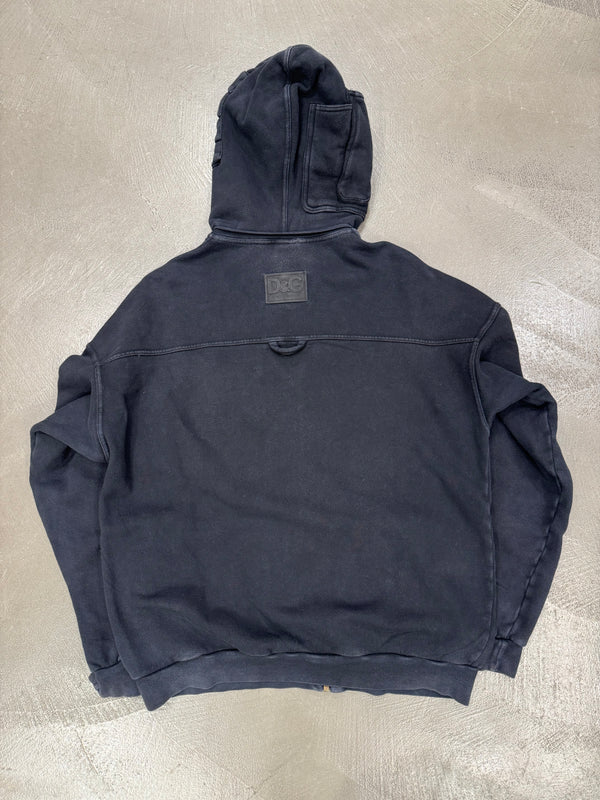 A/W2003 Dolce & Gabbana multi pocket zipper hoodie