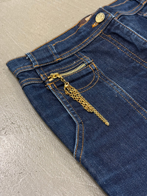 2008 Roberto Cavalli embellished flared jeans