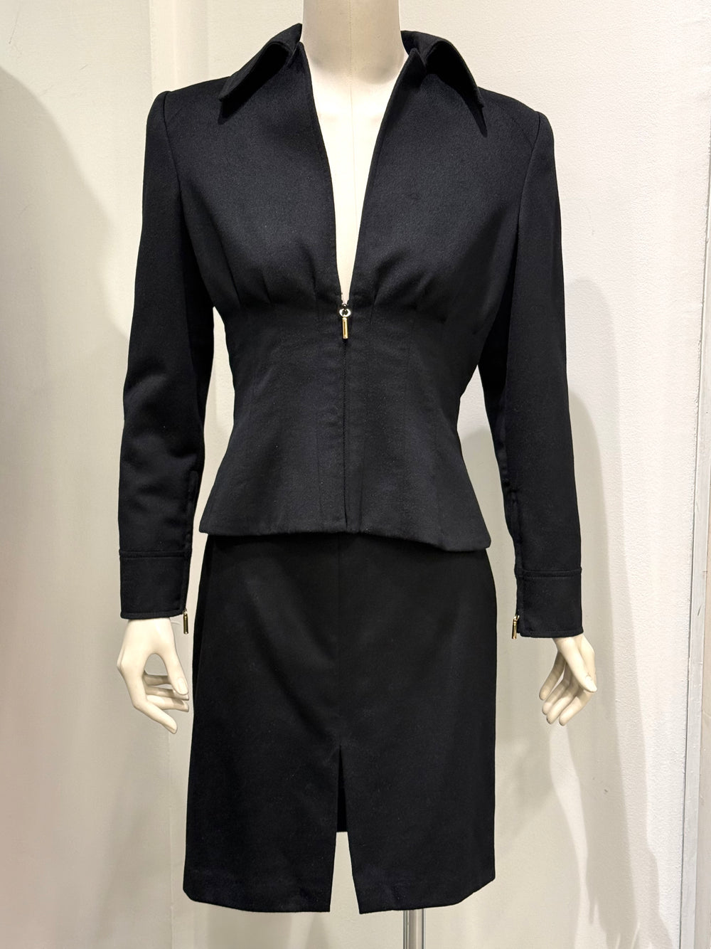 S/S2002 Gianni Versace set with corseted jacket