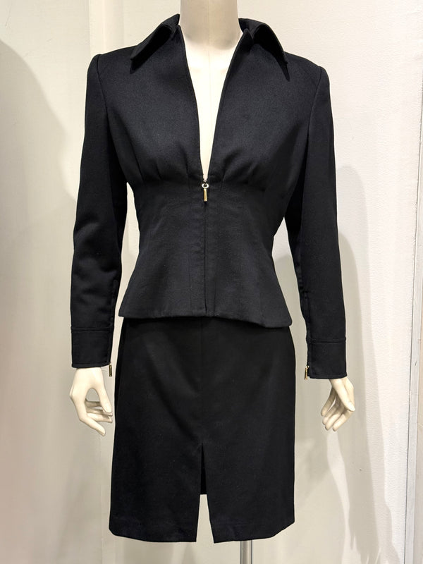 S/S2002 Gianni Versace set with corseted jacket