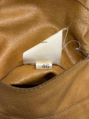 1990s Dolce & Gabbana cropped leather jacket