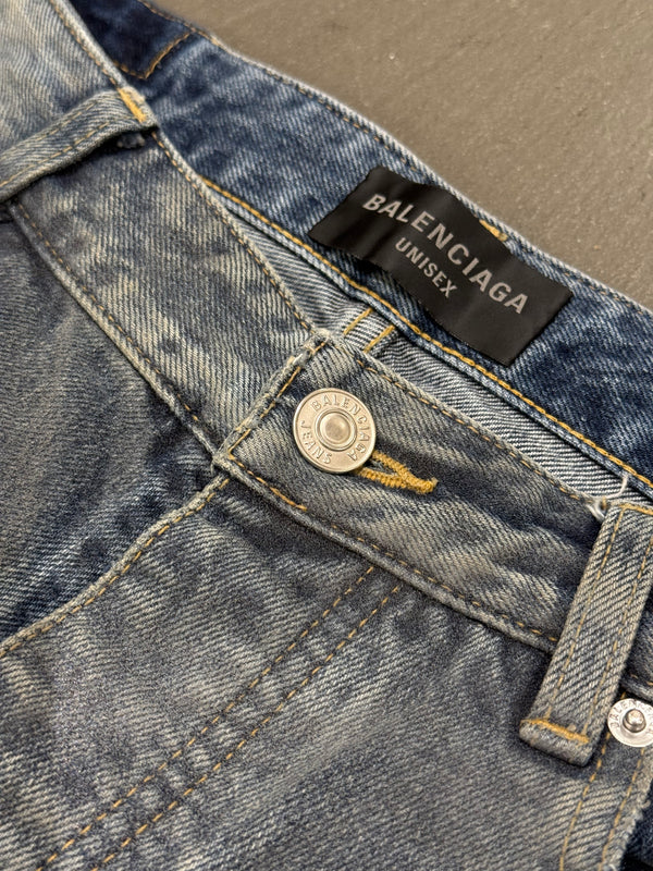 2022 Balenciaga reflective baggy jeans