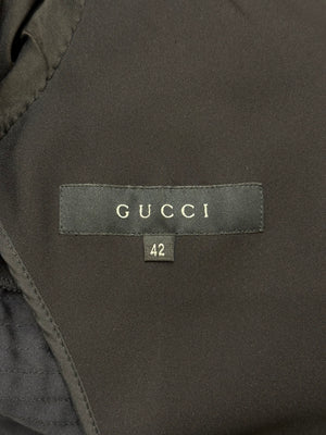 A/W2003 Gucci by Tom Ford military jacket with quilted panels