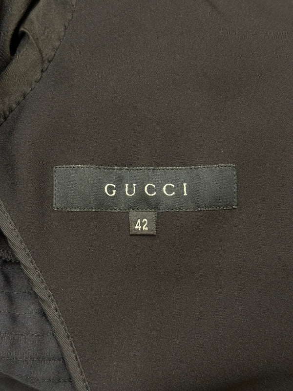 A/W2003 Gucci by Tom Ford military jacket with quilted panels