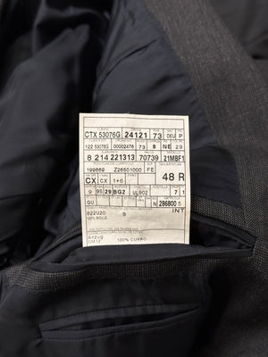 2000s Gucci single breasted pinstripe suit