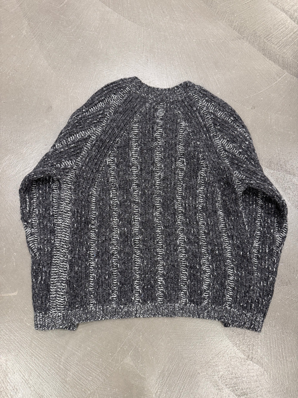 1990s ARMANI alpaca stripe knit sweater