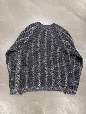 1990s ARMANI alpaca stripe knit sweater
