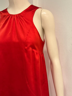 2008 Miu Miu bow detail sleeveless dress